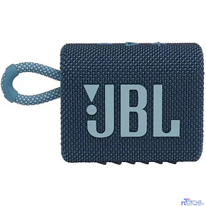 Динамик JBL Портативная акустическая система JBL GO 3 синяя [JBLGO3BLU]