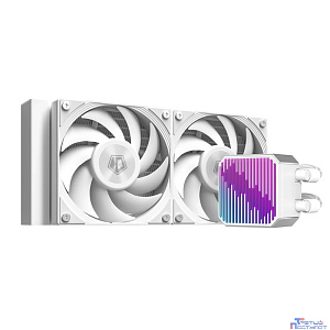 Система водяного охлаждения ID-Cooling DX240 Max WHITE Soc-AM5/AM4/1200/1700/1851 белый 4-pin 32.5dB Al+Cu 300W Ret
