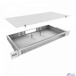 NTSS Кросс NTSS оптический 19'' укомплектованный 1U, 8 портов SC/UPC duplex, 9/125 мкм (сплошная панель, сплайс-кассета, пигтейлы, КДЗС, адаптеры) серый RAL 7035 NTSS-RFOB-1U-8-2SC/U-9-SP1.5G0AY
