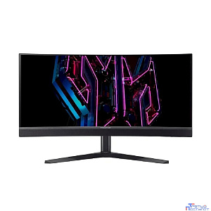 LCD Acer 34" X34Vbmiiphuzx {OLED 3440x1440 175Hz 0,03ms 1000cd 2xHDMI2.0 DisplayPort USB-C(PD65W) 2xUSB3.2 AudioOut 2x5W}