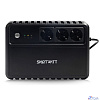 SMARTWATT UPS SAFE 1000 {линейно-интерактивный, 1000/600 ВА/Вт, напольный, LED индикация, Shuko CEE7/4 - 3 шт}