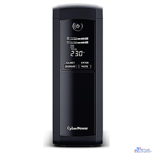 ИБП CyberPower VP1200EILCD {Line-Interactive, Tower, 1200VA/720W USB/RS-232/RJ11/45  (4 + 4 IEC С13), 12В/7,2 Ач х 2}