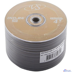 VS DVD+RW 4,7 GB 4x Bulk/50 (VSDVDPRWB5001/003) (620601)