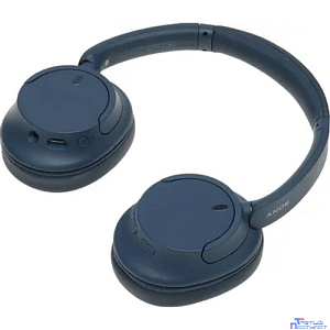 Беспроводные наушники SONY WH-CH720N синие (Bluetooth 5.2, jack 3.5 мм, 30 мм, USB Type C, WH-CH720N/LC)