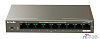 TENDA TEF1109P-8-63W Коммутатор настольный 9-Ports 10/100 Base-TX 8-Ports PoE(PoE бюджет 58W)