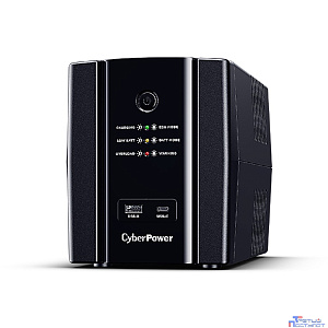 ИБП CyberPower UT2200EG {Line-Interactive, Tower, 2200VA/1320W USB/RJ11/45/USB charger A/C (4 EURO), 12В/9 Ач х 2}