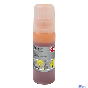 Чернила Cactus CS-GI43Y желтый 60мл для Canon Pixma G640/540