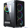 Powercase CMIZB-R4 Корпус Mistral Z4 Mesh RGB, Tempered Glass, 4x 120mm RGB fan, чёрный, ATX (CMIZB-R4)
