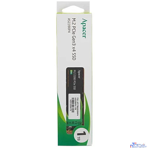 M.2 2280 1TB Apacer AS2280P4 Client SSD AP1TBAS2280P4-1 PCIe Gen3x4 with NVMe, 3000/2000, IOPS 215/390K, MTBF 1.5M, 3D TLC, 800TBW, 0,73DWPD, RTL (918253)