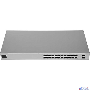 UBIQUITI USW-24-POE PoE-коммутатор в стойку, 24х 1G RJ45, 2х SFP, раздача 95 Вт