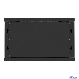 Exegate EX298606RUS Шкаф телекоммуникационный 19" настенный 6U ExeGate EC-WM-6U.600.G.BLACK (19”, 6U, 600x600x370mm (ШхГхВ), передняя дверь закаленное стекло, съемные боковые панели, пыле- и влагозащи