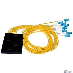 NTSS Разветвитель сплавной 1х32 оконцованный LC/UPC 9/125 вывод 1м буфер 0.9мм 1310/1550 NTSS-FCT-FBT-1/32-9-LC/U-1.0-0.9