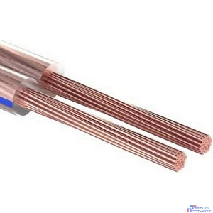 Rexant 01-6206-3-20 Кабель акустический, 2х1.50 мм2, прозрачный BLUELINE, 20 м.