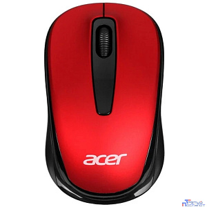 Acer OMR136 [ZL.MCEEE.01J] красный оптическая (1000dpi) беспроводная USB для ноутбука (2but)
