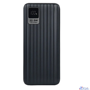 Perfeo Powerbank WATERFALL 20000 mAh/LED дисплей/PD + QC 3.0/Type-C/2 USB/Выход: 5A, max 22.5WBlack (PF_E1471)