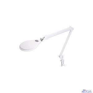 Rexant 31-0532 Лупа на струбцине , круглая, 5D, с подсветкой 72 SMD, сенсорный регулятор яркости, белая