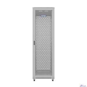 NTSS Шкаф напольный универсальный серверный NTSS R 22U 600х800мм, 4 профиля 19, двери перфорированная и перфорированная, боковые стенки съемные, регулируемые опоры, разобранный, серый RAL 7035 NTSS-R2