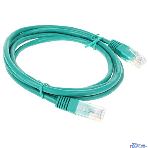 Патч-корд UTP Cablexpert PP12-1.5M/G кат.5e, 1.5м, литой, многожильный (зелёный)