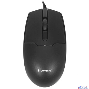 Gembird MOP-425 {Мышь, USB, черный, 2кн.+колесо-кнопка, 1000 DPI, кабель 1.8м} [MOP-425]