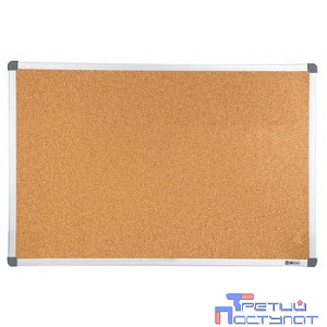 Cactus CS-CBD-60X90 Демонстрационная доска, пробка/алюминий пробковая 60х90см алюминиевая рама коричн.