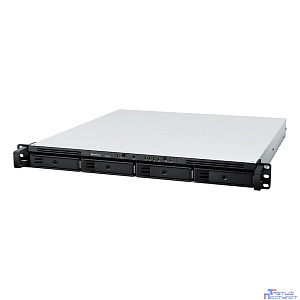 Synology RS822+ Сетевое хранилище (1U,4x3.5"/2.5" HDD, 4-core 2.2 GHz, 2 GB DDR4 ECC SODIMM, 4xGbE LAN)