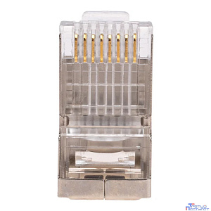 Rexant (05-1029) Разъем сквозной RJ-45(8P8C) под витую пару, FTP, CAT 6 ( Упаковка 100 шт )