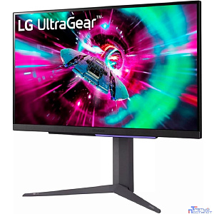 LCD LG 27" 27GR93U-B UltraGear черный {IPS 3840x2160 144Hz 1ms 400cd 2xHDMI DisplayPort HDR10 DisplayHDR400 USB} [27gr93u-b.aruz]