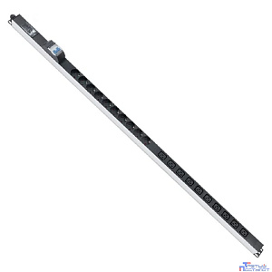 Cabeus PDU-16-10S-10C19-B-T Блок розеток для 19" шкафов, вертикальный, 10 розеток Schuko, 10 розеток IEC 320 C19, 16А, автомат защиты, алюминиевый корпус, клеммная колодка