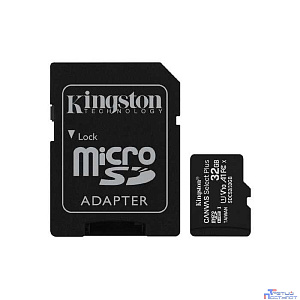 Micro SecureDigital 32Gb Kingston SDCS2/32GB {MicroSDHC Class 10 UHS-I, SD adapter}