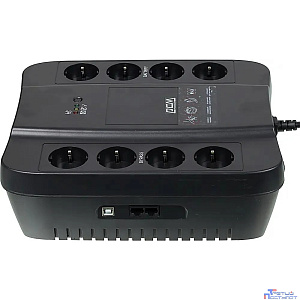 PowerCom SPD-650U ИБП {Line-Interactive, 650VA / 390W, Tower, Schuko, USB} (688275)