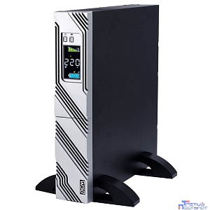PowerCom Smart King RT SRT-1000A LCD ИБП {Line-Interactive, 1000VA / 900W, Rack/Tower, IEC, Serial+USB, SmartSlot, подкл. доп. батарей} (1157673)