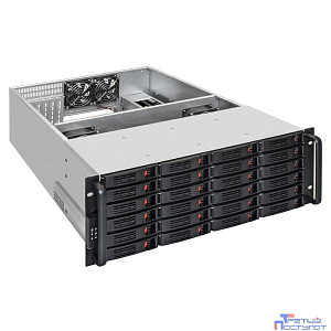 Exegate EX292424RUS Серверная платформа ExeGate Pro 4U660-HS24 <RM 19", высота 4U, глубина 660, Redundant БП 2x550W, 24xHotSwap, USB>