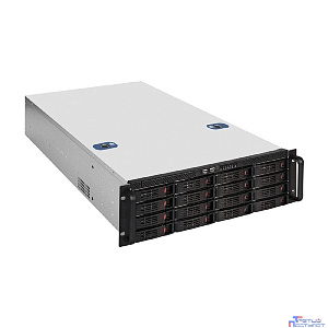 Exegate EX292421RUS Серверная платформа ExeGate Pro 3U660-HS16 <RM 19", высота 3U, глубина 660, Redundant БП 2x1000W, 16xHotSwap, USB>