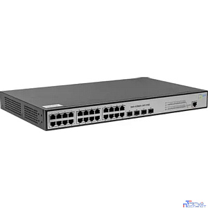 SNR-S2982G-24T-POE Управляемый гигабитный POE коммутатор уровня 2, 24 порта 10/100/1000Base-T с поддержкой POE, 4 порта 100/1000BASE-X (SFP), бюджет POE 185W