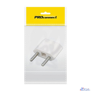 REXANT 11-1041-9 Сетевой переходник плоский "Тефаль" белый  PROCONNECT