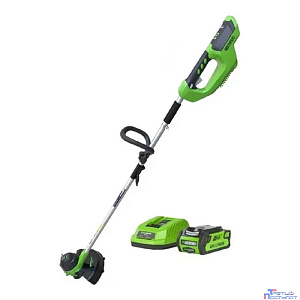 Greenworks Триммер аккумуляторный G40LTK2, {40V, 30 см, с 1хАКБ 2 А.ч и ЗУ} [2101507UA]