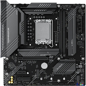 MAXSUN MS-Terminator B760M GKD5 DARK (Socket 1700, mATX, 2*DDR5, DP/HDMI, 4*SATA3, 3*M.2, 1*PCIEx16/1*PCIEx4/1*PCIEx1, LAN 1*2.5G , 6*USB2.0, 2*USB 3.2, 2*ARGB+1*RGB, black, RTL)