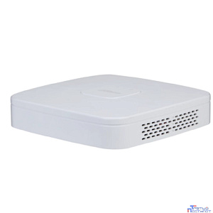 DAHUA DHI-NVR2104-4KS3 4-канальный IP-видеорегистратор, 4K и H.265+, видеоаналитика, входящий поток до 80Мбит/с, 1 SATA III до 20Тбайт