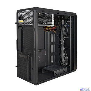 Exegate EX299365RUS Корпус Miditower ExeGate XP-334UC-UNS350 (ATX, БП UNS350 с вент. 12см, 1*USB+1*USB3.0+1*TypeC, аудио, черный)