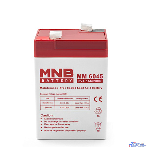 MNB Battery MNB MM 6045 (6V/4,5Ah) F1 {УТ-00003169}