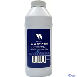 Тонер + девелопер NVP для Xerox WorkCenter 7425, 7525, 7220, 7830 Premium (250г) Cyan. WC 7425, 7428, 7435; WC 7220, 7225; WC 7525, 7530, 7535, 7545, 7556, 7830, 7835, 7845, 7855, 7970; Color C60, С70