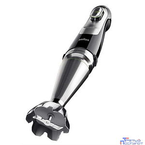 Блендер погружной Braun MQ9135XI черный/серебристый