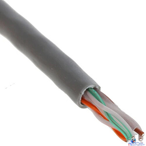 5bites Кабель US6575-100A витая пара UTP / SOLID / 6CAT / 23AWG / CCA / PVC / 100M