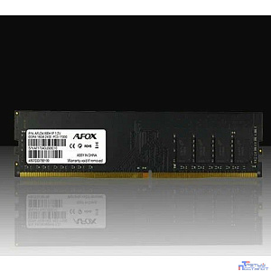 AFOX DDR4 DIMM 8GB PC4-25600, 3200MHz, CL22, 1.2V, 288-Pin, Non-ECC, Un-Buffered (AFLD48PH1P/AFLD48PH2P)