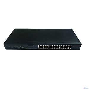 NEOMAX неуправляемый коммутатор NMS-124P-100-SR, 24 порта 100 Mbps, металл Rack