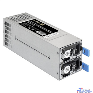 Exegate EX292323RUS Серверный БП с резервированием 2U Redundant 2x1000W ExeGate Industrial-RTS1000 (APFC, КПД 94% (80 PLUS Platinum), 4 cm fan, 24pin, 2x(4+4)pin, 2PCIe, 2SATA, 6IDE, Cable Management)