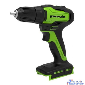 Greenworks GD24DD35 Дрель-шуруповерт аккумуляторная, 24V, бесщеточная, без АКБ и ЗУ [3704007]