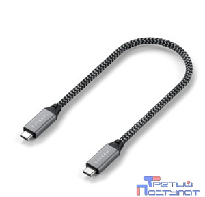 Satechi [ST-U4C25M] Кабель USB4 C to C длина 25 см. Цвет: серый космос"