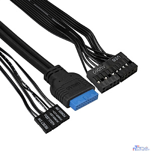 Exegate EX299370RUS Корпус Miditower ExeGate XP-340U-UNS400 (ATX, БП UNS400 с вент. 12см, 1*USB+2*USB3.0, аудио)