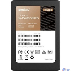 Synology SAT5221-1920G SSD жесткий диск SATA 2.5" 1.92TB 6GB/S